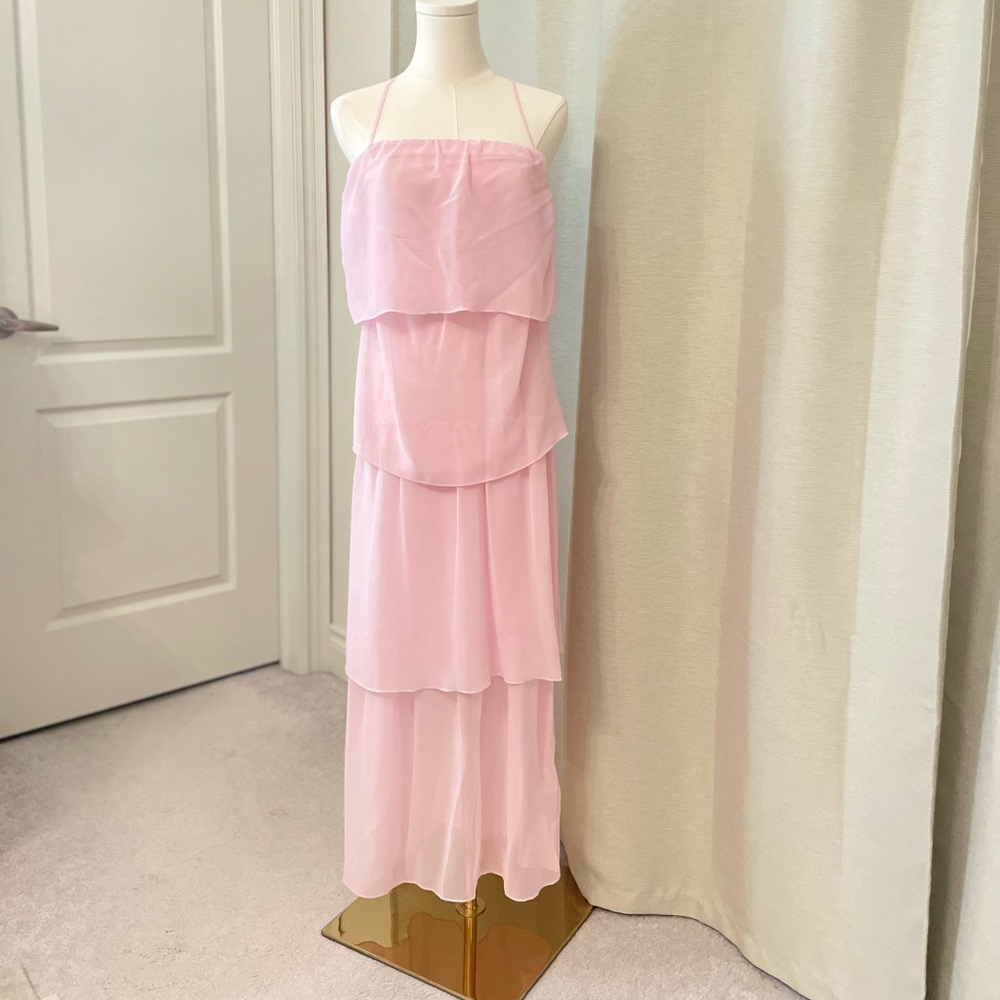 H&M Pink Flowy Maxi Dress